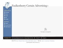Tablet Screenshot of faulkenberrycertain.com